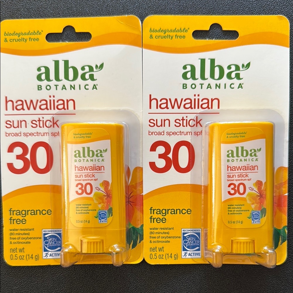 Alba Botanica Hawaiian Sun Stick SPF is 30